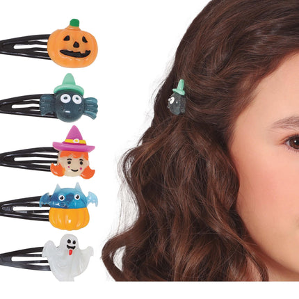 Halloween Haarspange 5 Stk.