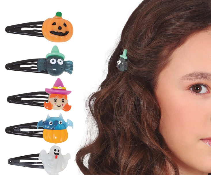 Halloween Haarspange 5 Stk.