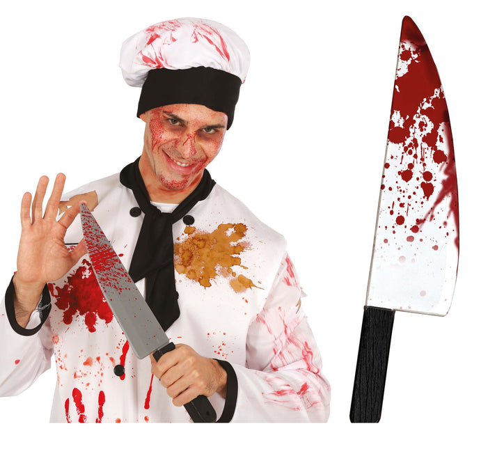 Halloween Fake Messer blutig 42cm