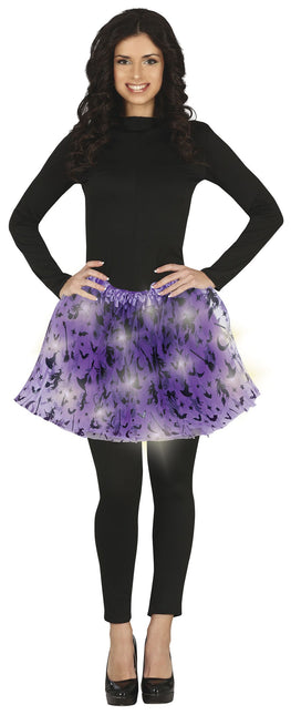 Halloween Tutu Damen mit Licht 40cm