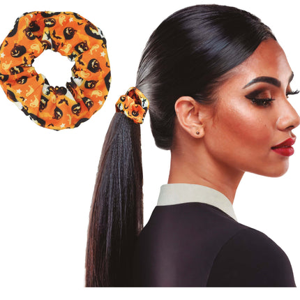 Halloween Scrunchie Kürbis