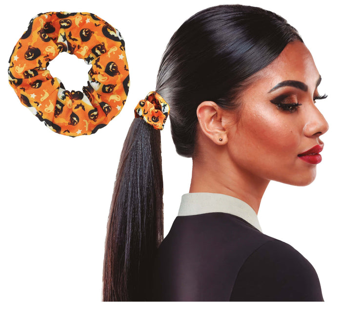 Halloween Scrunchie Kürbis