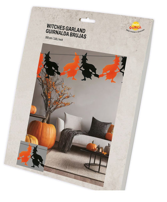 Halloween Girlande Hexen 3m