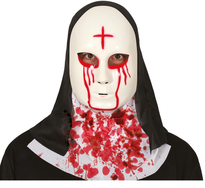 Halloween Maske Satanische Nonne