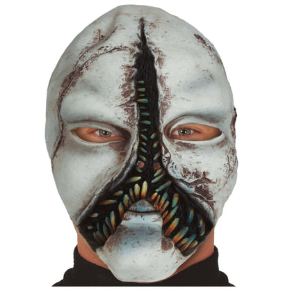 Halloween Maske Monster mit Zähnen