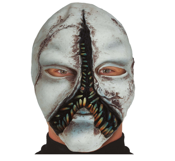 Halloween Maske Monster mit Zähnen