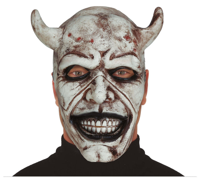 Halloween Maske Weißer Teufel