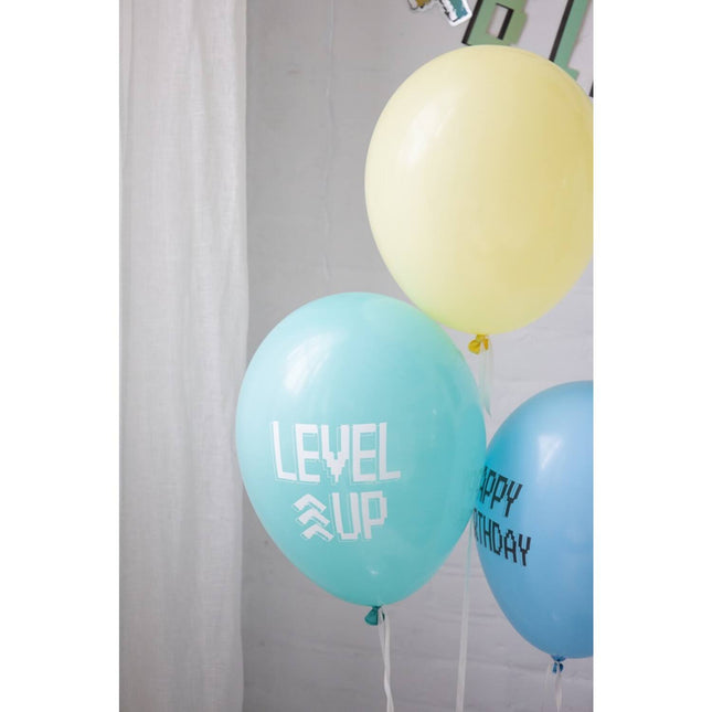 Luftballons Happy Birthday Gaming Party 33cm 6Stk.