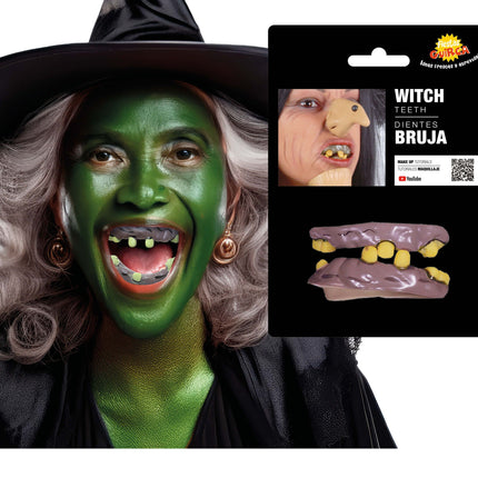 Halloween-Hexenzähne