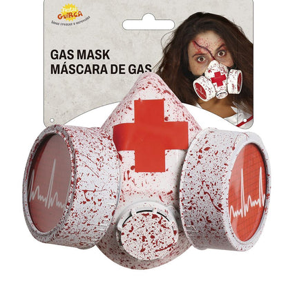 Halloween Blutige Gasmaske