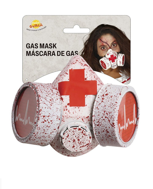 Halloween Blutige Gasmaske