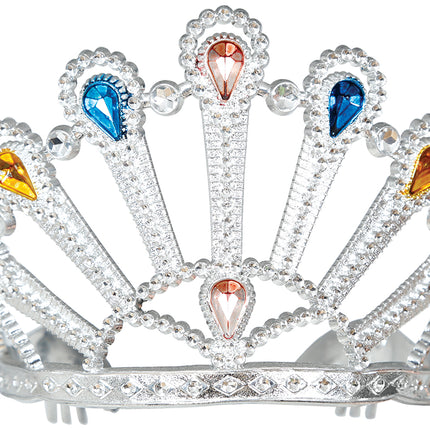 Silberne Tiara mit Edelsteinen, Kinder