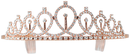 Prinzessin goldenes Metall-Diadem, Erwachsene