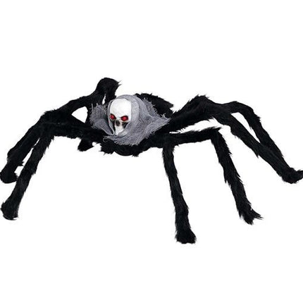 Schwarze Fake Spinne 60cm