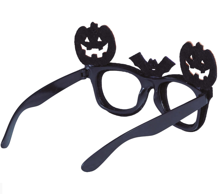 Halloween Brille Kürbis Glitzer