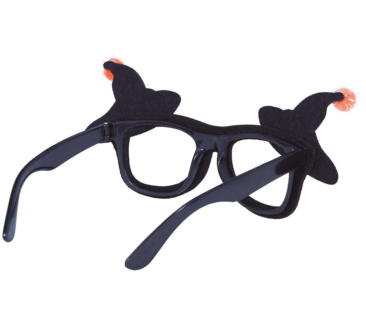 Halloween-Brille Hut Glitter