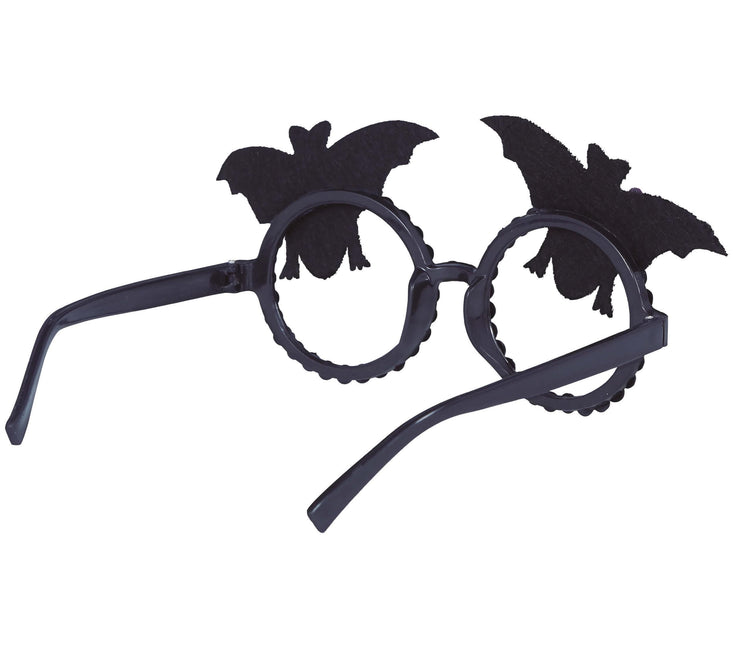 Halloween Brille Fledermaus Glitzer