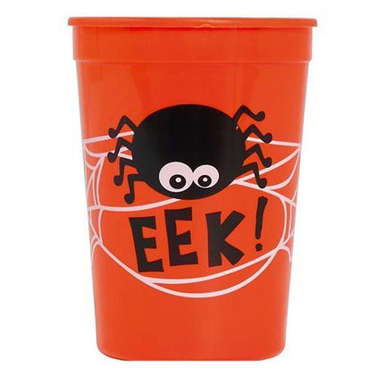 Orange Halloween Tasse Spinne 11cm