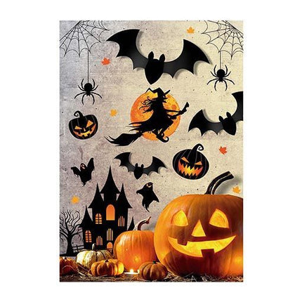 Halloween Wanddekoration Hexe 80cm