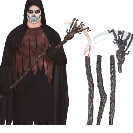 Halloween Fake Scythe Blood 1.5m