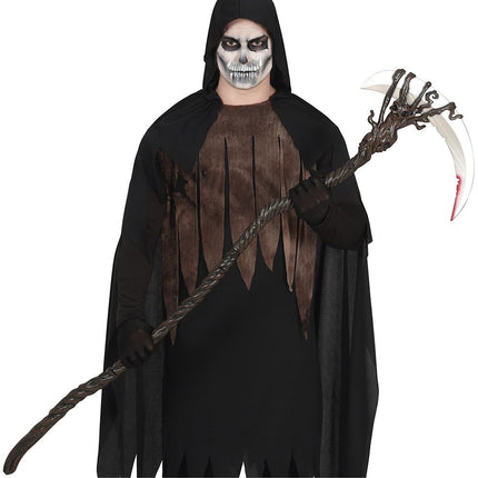 Halloween Fake Scythe Blood 1.5m