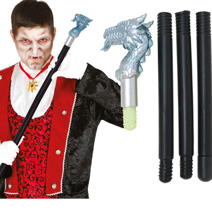 Halloween Stab Drache 90cm