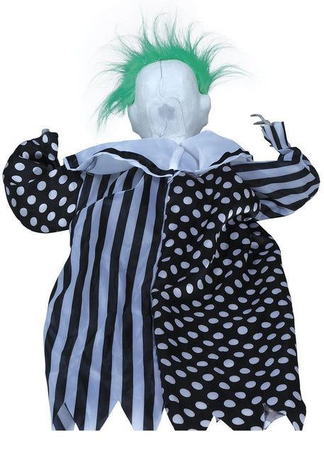 Halloween Tischdekoration Clown mit Licht und Sound 65cm