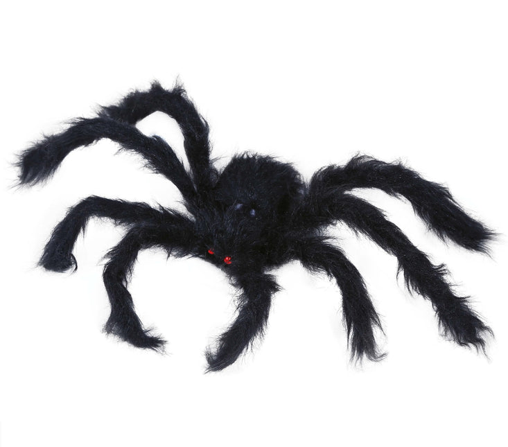 Schwarze Fake Spinne 50cm