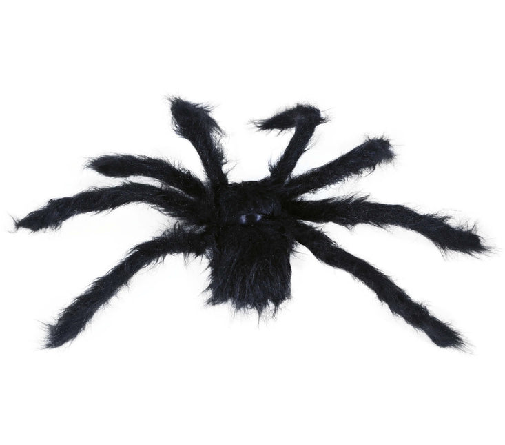 Schwarze Fake Spinne 50cm