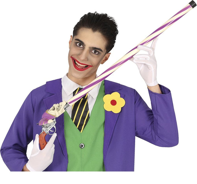 Halloween Gehstock Joker 90cm