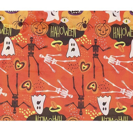 Orange Halloween Tischdecke Gespenster 1.77m