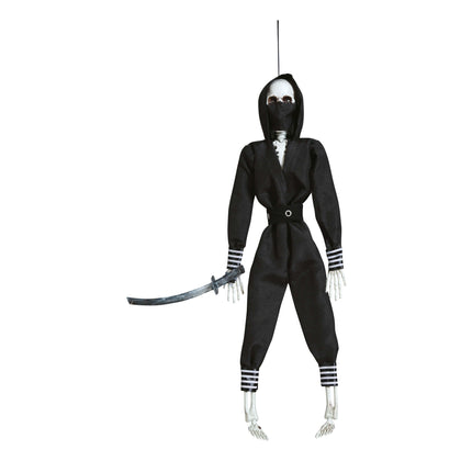 Halloween Puppe Ninja Skelett 45cm