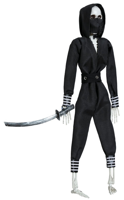 Halloween Puppe Ninja Skelett 45cm