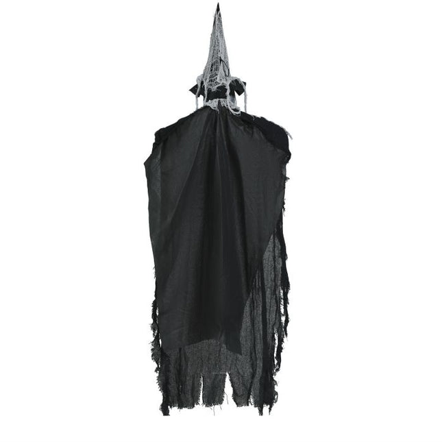 Halloween Hängende Dekoration Schwarze Hexe 1,3m