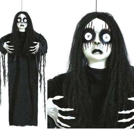 Halloween Puppe Große Augen 90cm