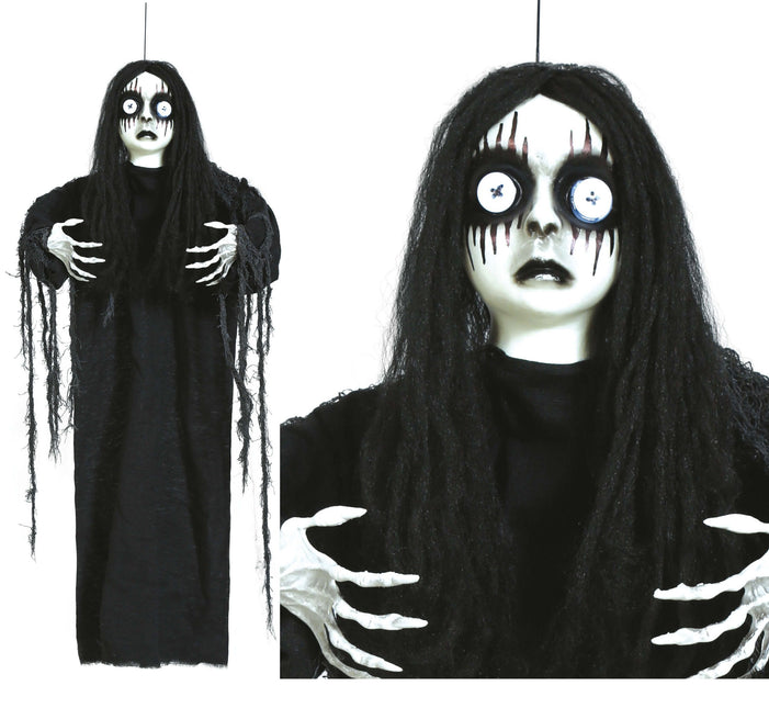 Halloween Puppe Große Augen 90cm