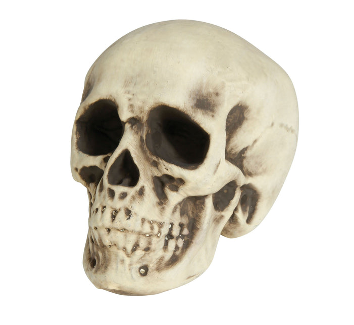 Halloween Totenkopf Weißer Schaumstoff 20cm