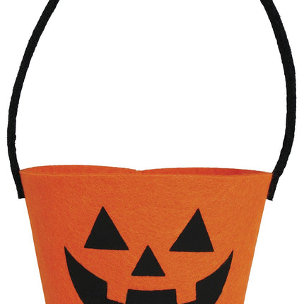 Halloween Eimer Kürbis 13cm