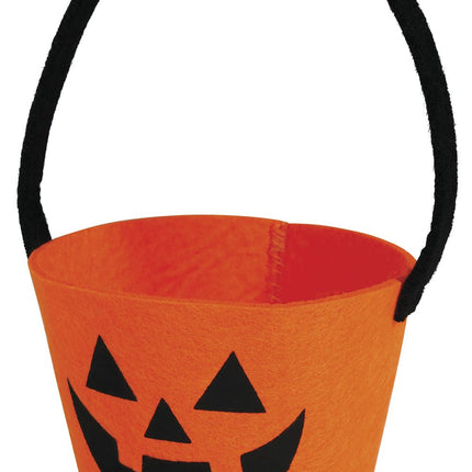 Halloween Eimer Kürbis 13cm