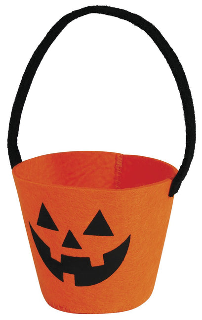 Halloween Eimer Kürbis 13cm