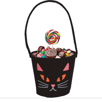 Halloween Süßigkeiten Schüssel Katze 13cm