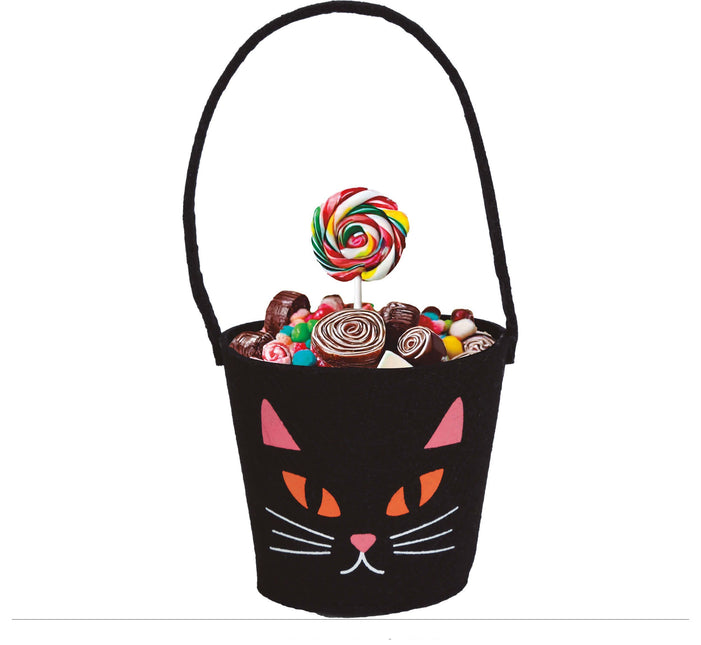 Halloween Süßigkeiten Schüssel Katze 13cm