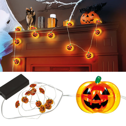 Halloween Light String Kürbisse 1,2m