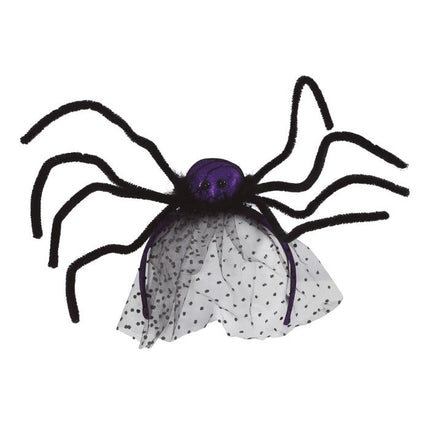 Halloween Haarband Spinne Lila