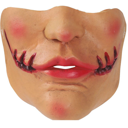 Halloween Halbmaske Horror-Mund