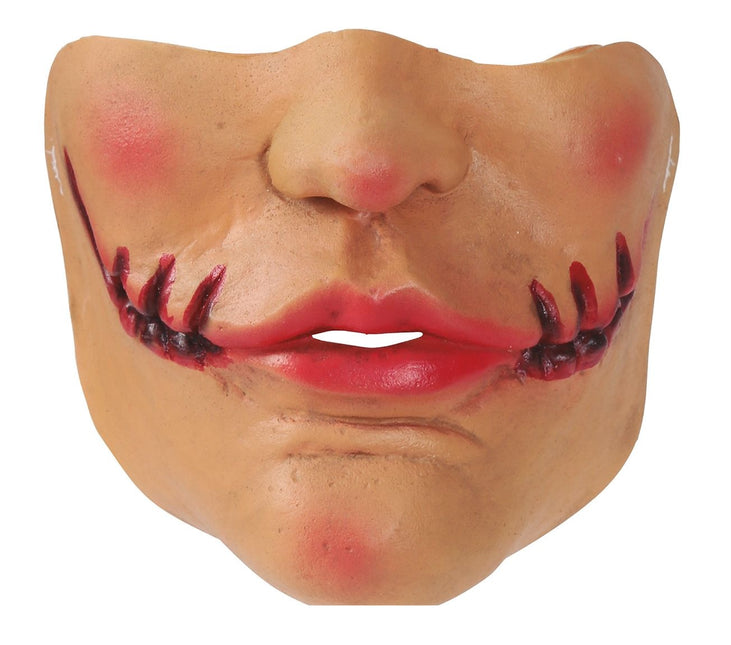 Halloween Halbmaske Horror-Mund