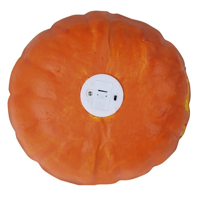 Halloween Kürbis Hell Orange 16cm