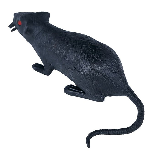 Halloween Ratte Schwarz 15cm