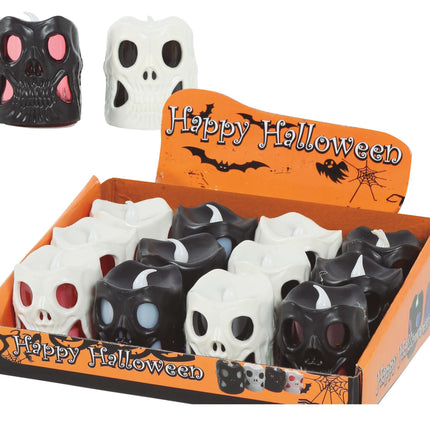 Halloween Totenkopf Laterne Led 6cm