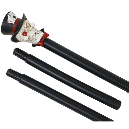 Halloween Stick Totenkopf 85cm